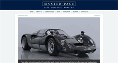 Desktop Screenshot of maxted-page.com