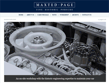 Tablet Screenshot of maxted-page.com